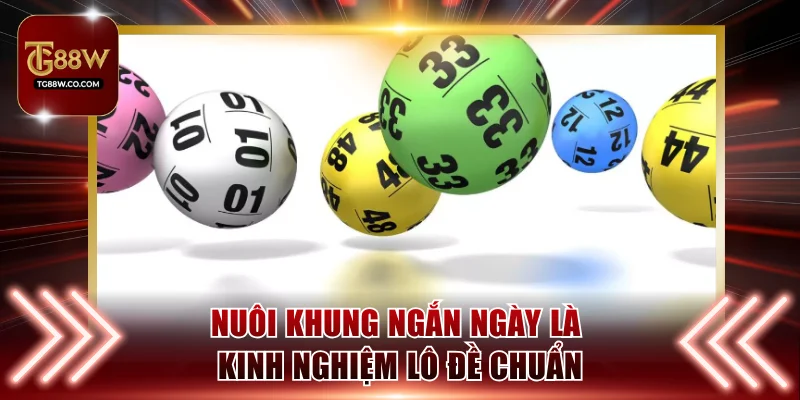 Nuôi khung ngắn ngày là kinh nghiệm lô đề chuẩn